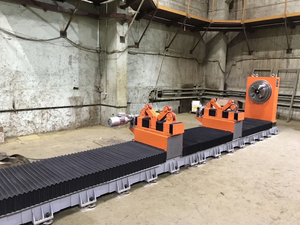 Двухосевой 10-тонный позиционер под наплавку