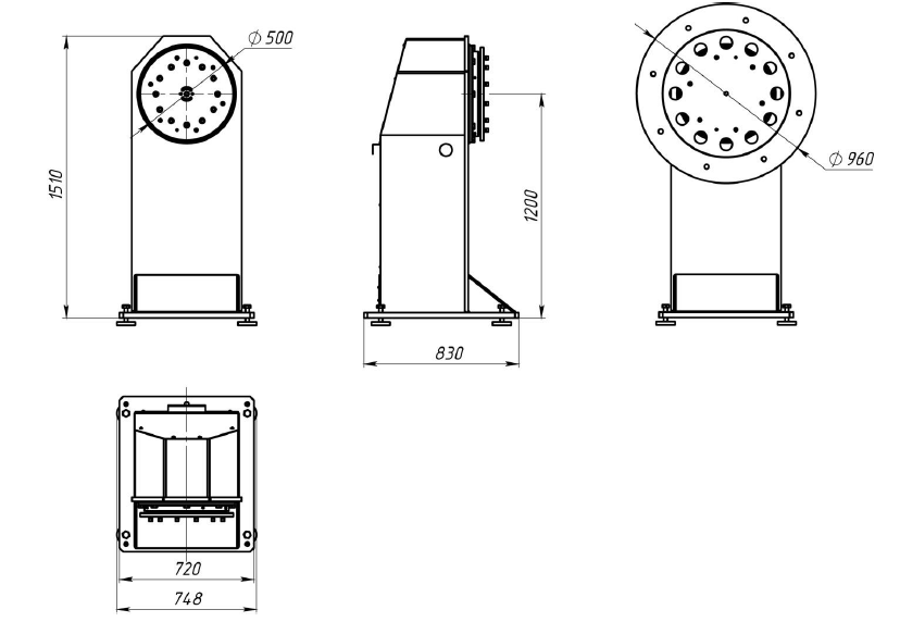 Одноосевой позиционер грузоподъемностью до 500 кг