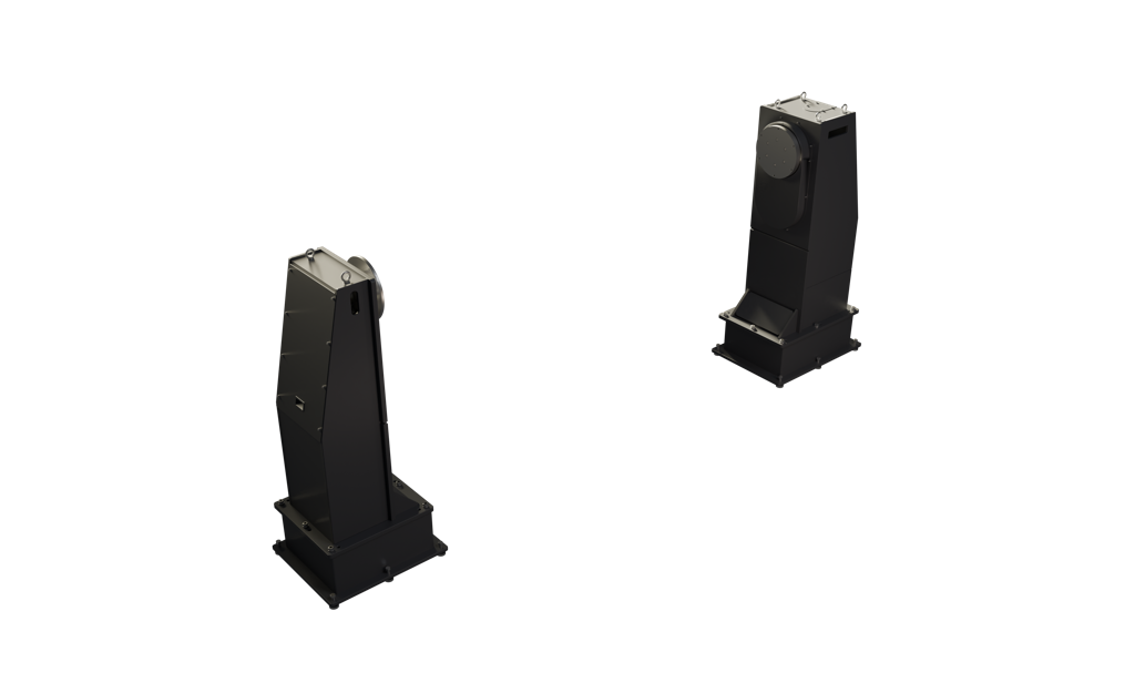 Одноосевой позиционер с горизонтальной осью и ответной опорой на модуле